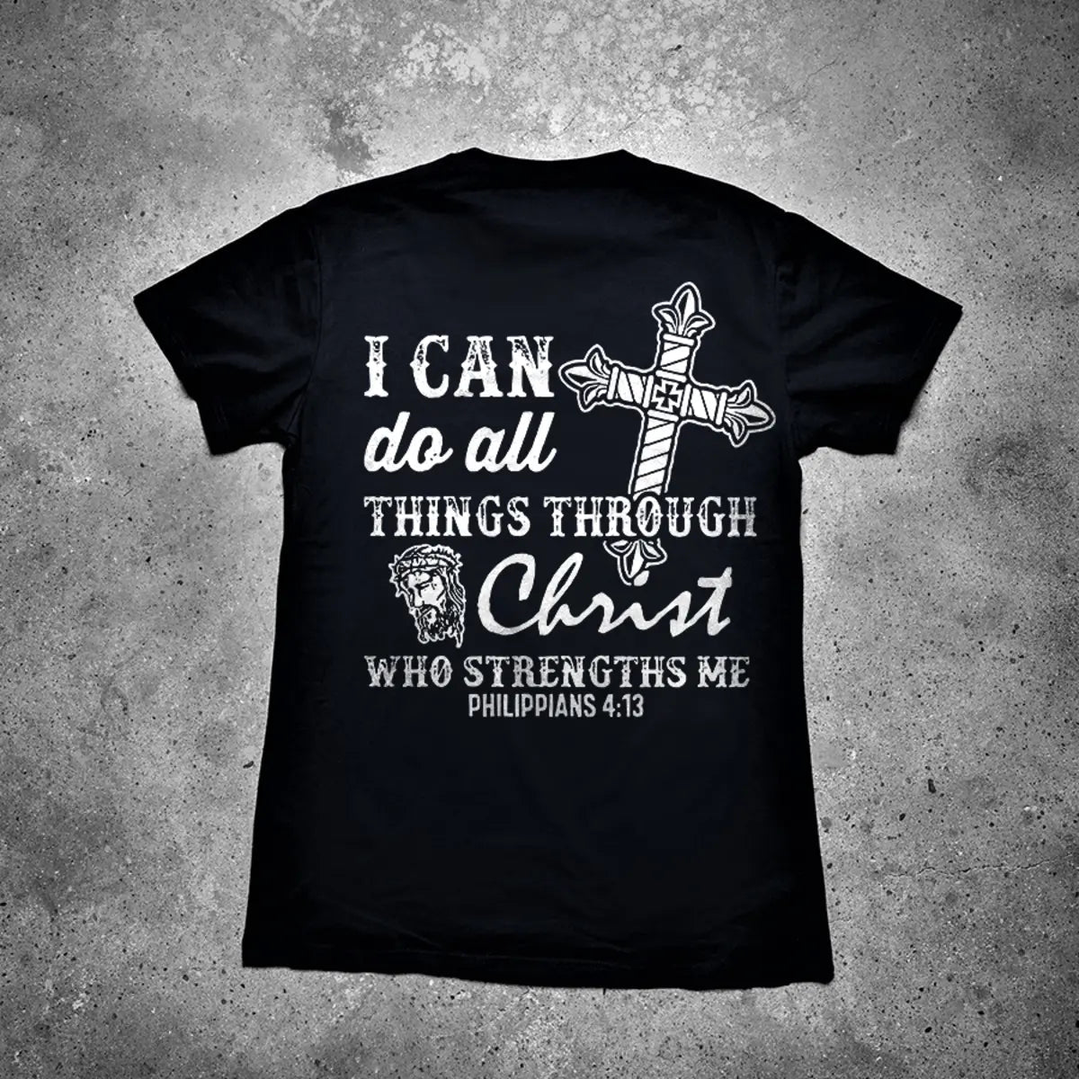 I Can Do All Things Through Christ Printed Men's T-shirt