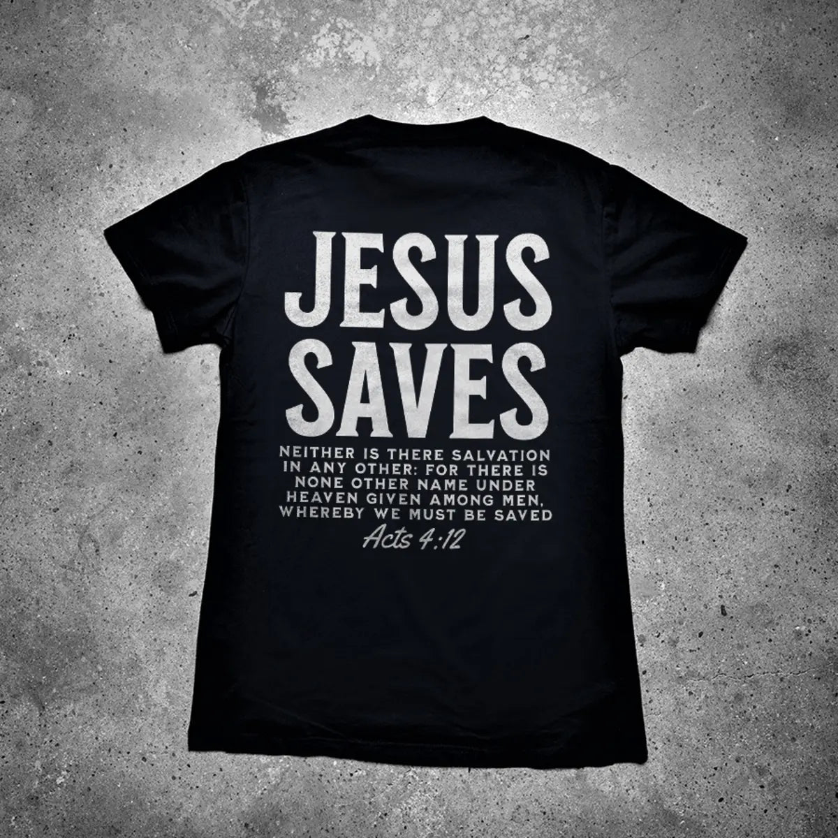 Jesus Saves Printed Men's T-shirt