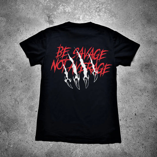 Be Savage Not Average Printed Men's T-shirt