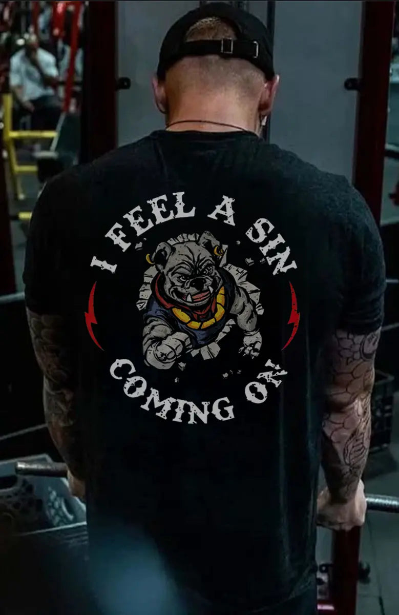 I Feel A Sin Coming On Printed Men's T-shirt