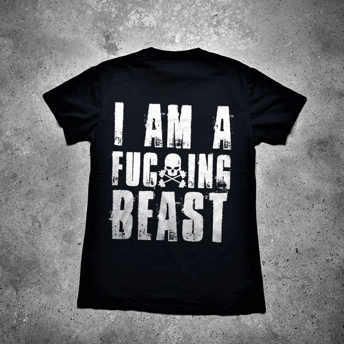 I Am A Fuc*king Beast Printed Men's T-shirt