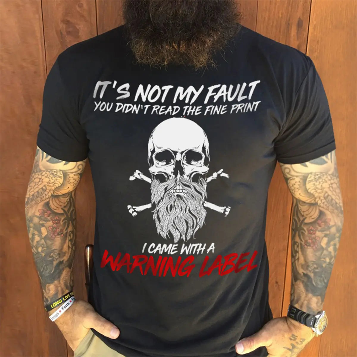 Viking It's Not My Fault Printed Men's T-shirt