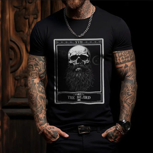 Viking The Beard Printed Men's T-shirt