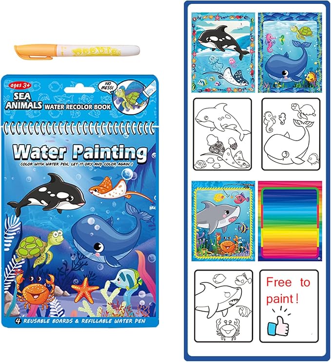 Reusable Magic Water Doodle Book