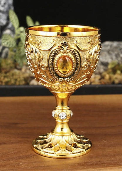 Vintage Metal Wine Cups