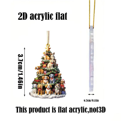 🔥LAST DAY 50% OFF - Christmas Acrylic Books Pendant Countdown Blind Box