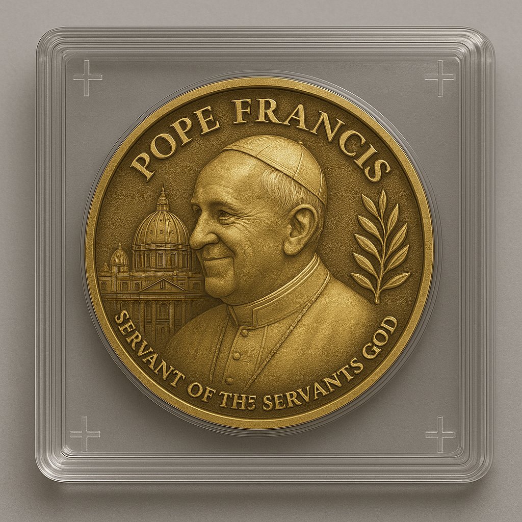 Pope Francis Commemorative Coin