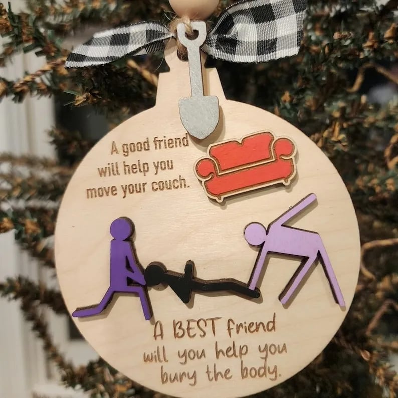 Redefine the true meaning of friendship -🎄Christmas Ornament🌟