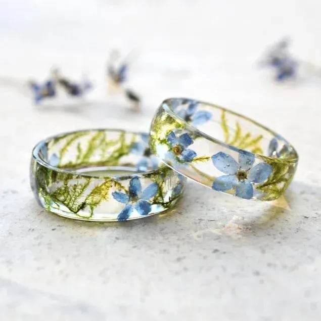 🌸2025 Spring New Sale - Handmade Floral Ring