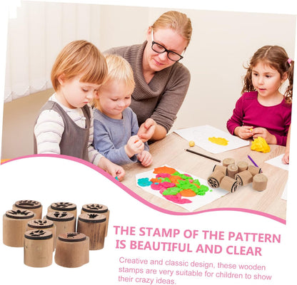 🔥Last 4 hours Sale: Save 49%-Animal Tracks Wood Stamp Set