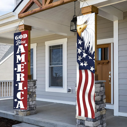 🎖Patriotic Porch Banners: Celebrate Freedom, Honor, & Faith