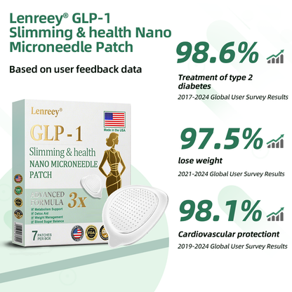 【Last Day Promotion 60% OFF🏅】Lenreey® NIDDK-Tirzepatide Slimming & health NANO MICRONEEDLE PATCH（Zero Pain, 24/7 Release | Lose 20lbs FAST | 90% Sugar Drop | ） 🌞