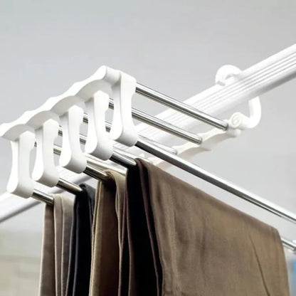 🔥HOT SALE🔥Space-saving multiple trouser hanger clothes hanger