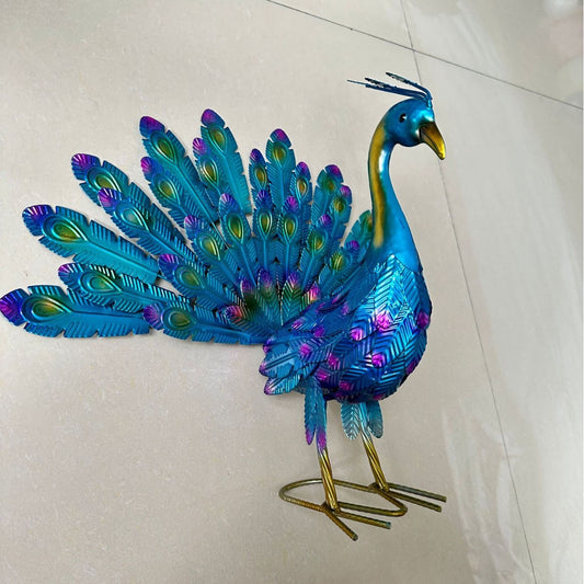 Peacock Outdoor Statue