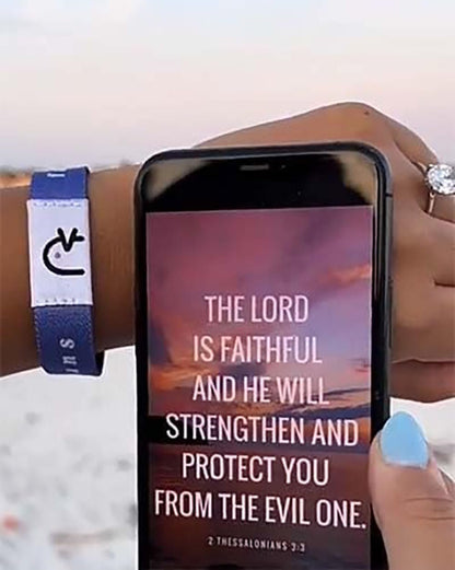 🔥LAST DAY 49% OFF - NFC-Enabled Scripture Bracelet – Faith on Your Wrist