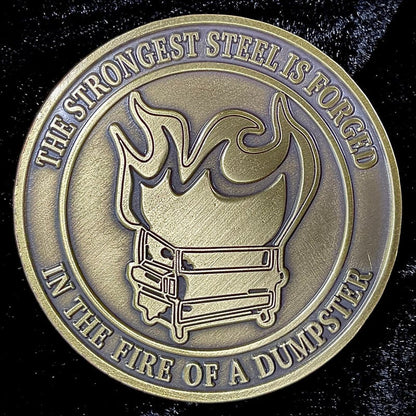⏰Limited Time Sale - Dumpster Fire Challenge Coin(🔥BUY MORE SAVE MORE🔥)