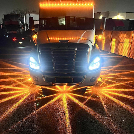 🚛LED Watermelon Light Indicator Side Marker Signal Light Suitable For All Trucks, Trailers, Construction Vehicles, Pickup Trucks, Off-Road Vehicles, Etc.