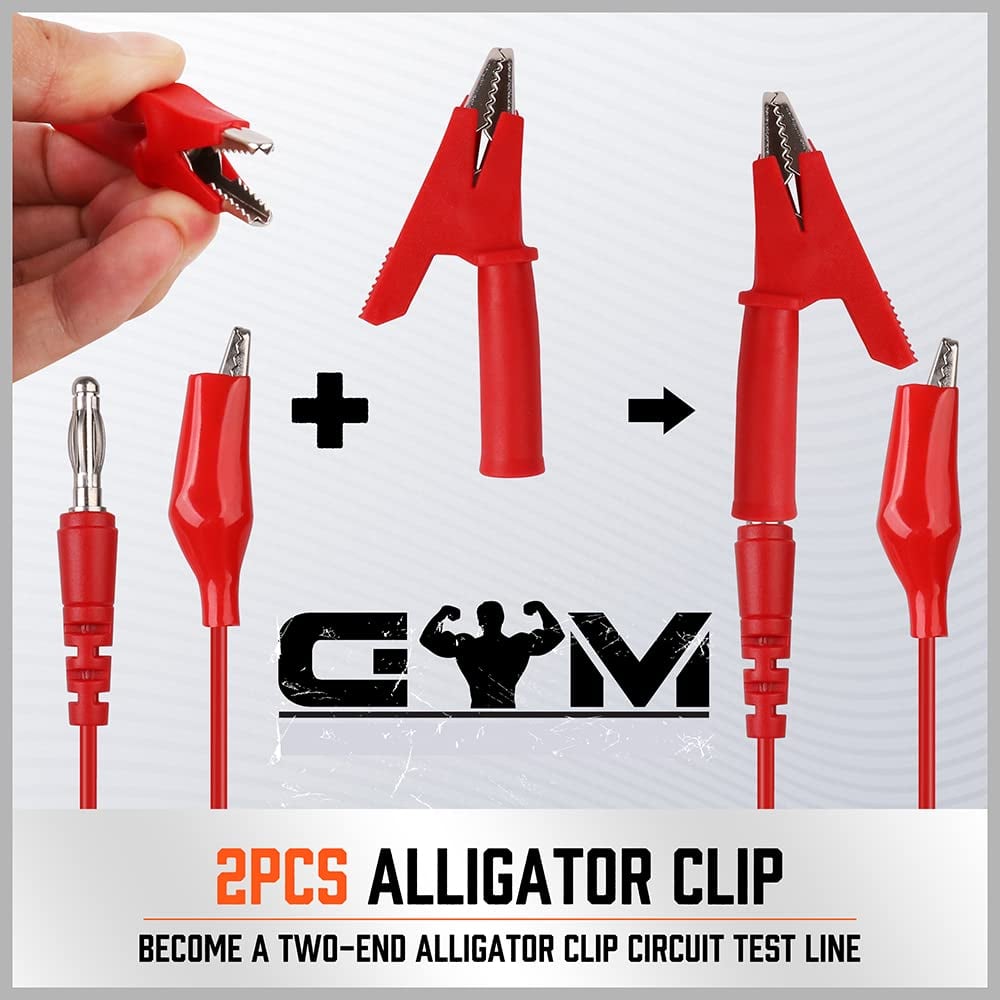 SWANLAKE 22PCS Back Probe Kit, Back Probe Pin Kit hand tool accessory impact coupler tool kit cool mechanic