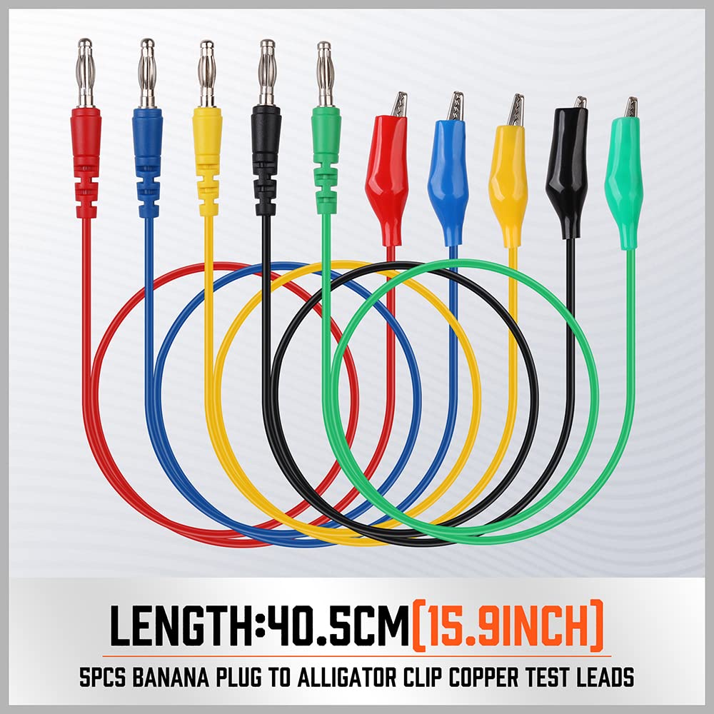 SWANLAKE 22PCS Back Probe Kit, Back Probe Pin Kit hand tool accessory impact coupler tool kit cool mechanic