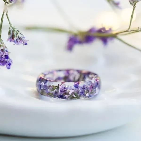 🌸2025 Spring New Sale - Handmade Floral Ring