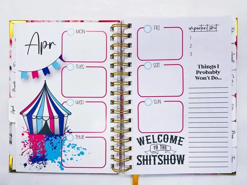 🔥LAST DAY 49% OFF - 📅My Fucking Planner: The Ultimate Sweary Organizer!