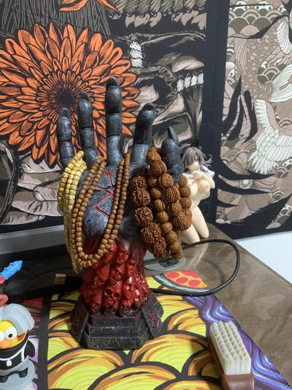 Berserk Statue Hand of God Devil Right Hand Skull Rune Sculpture