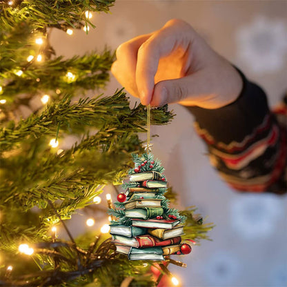 🔥LAST DAY 50% OFF - Christmas Acrylic Books Pendant Countdown Blind Box