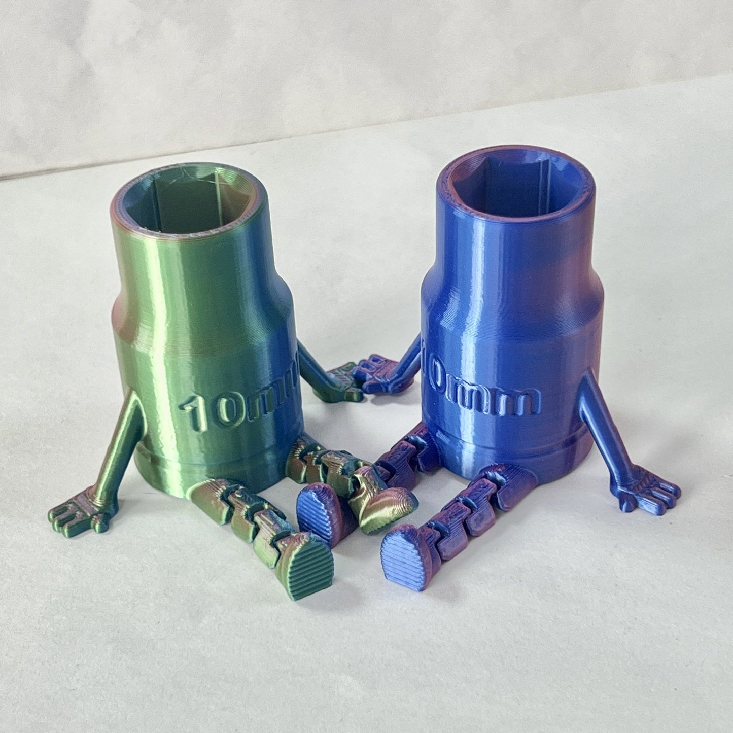 3D Printed Socket with Articulated Legs-10mm Socket