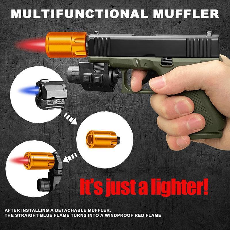 Windproof Butane LighterRefillable Torch Ligher For Cooking & Daily UseMetal