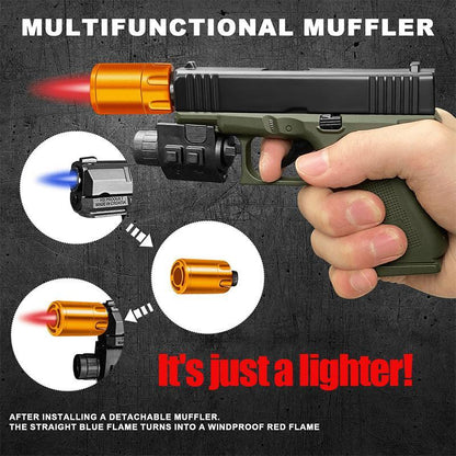 Windproof Butane LighterRefillable Torch Ligher For Cooking & Daily UseMetal