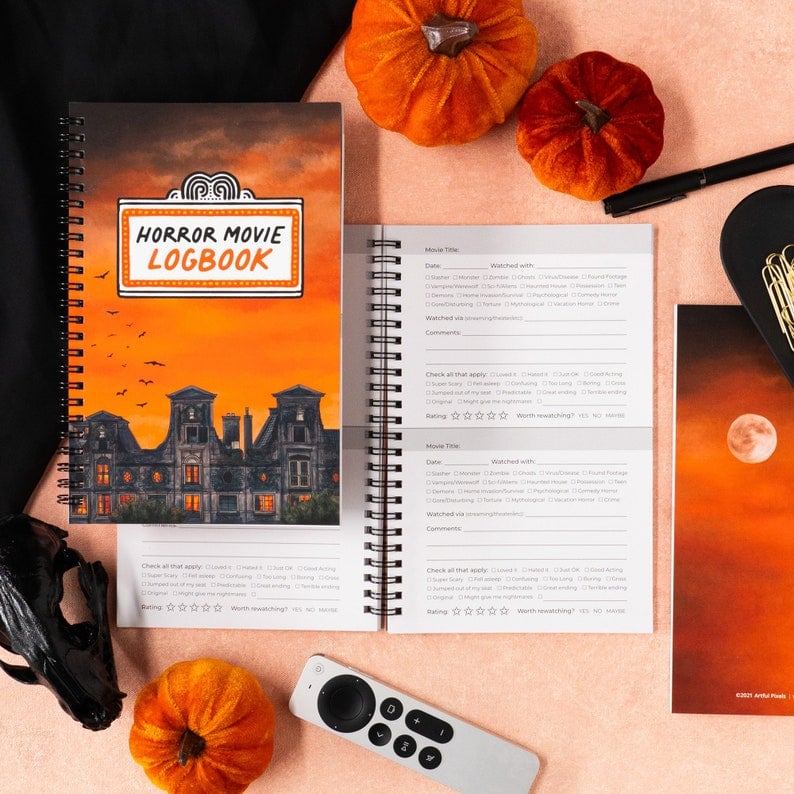 💥2024 NEW STYLE- Horror Movie Review Journal