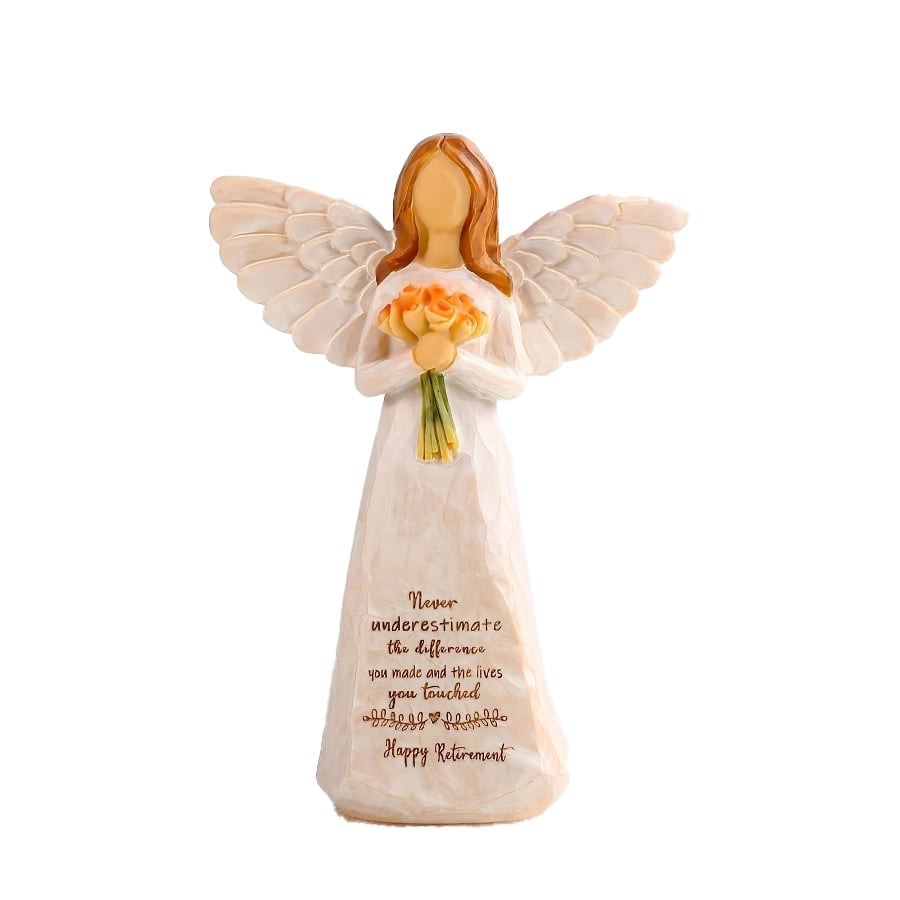 ❤️LAST DAY 49% OFF👼💐A retired woman's flower angel sculpture gift🎁💖