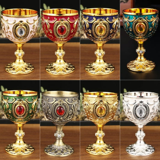 Vintage Metal Wine Cups