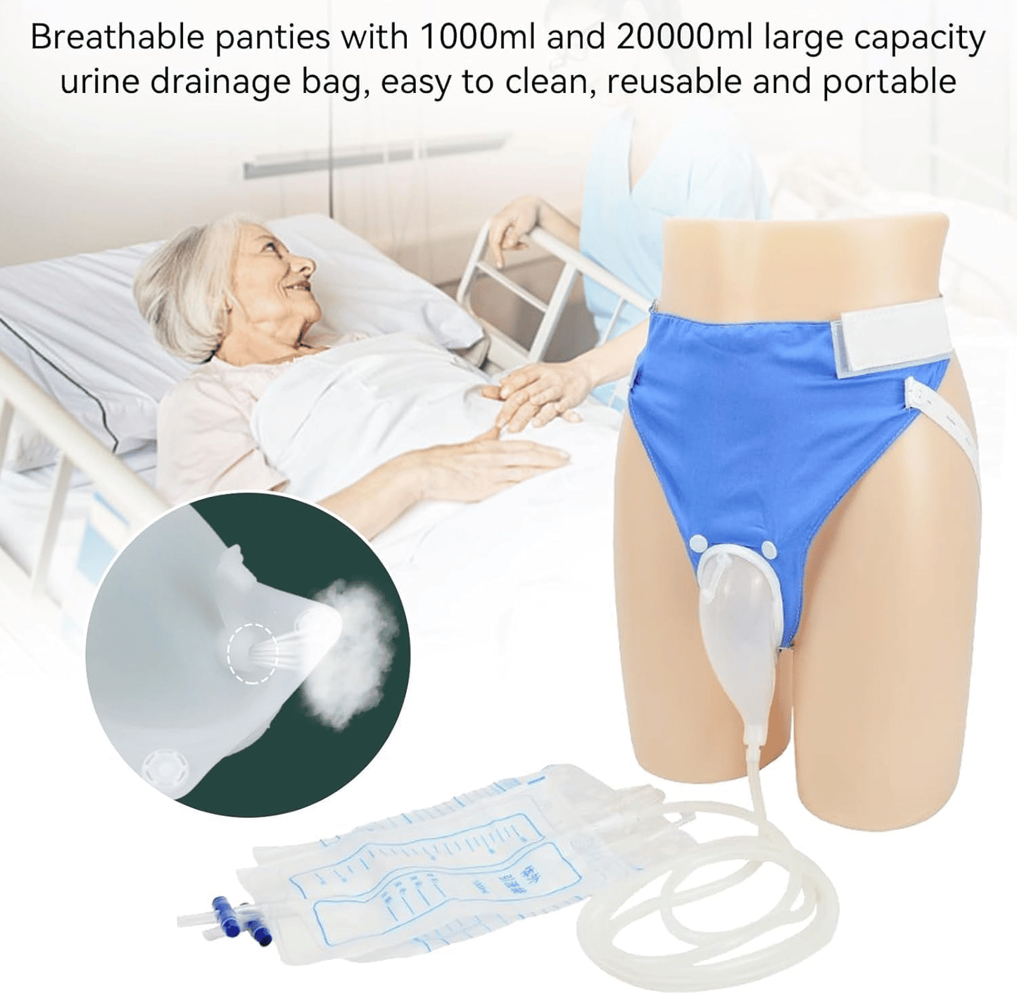 (🌲EARLY CHRISTMAS SALE - 49% OFF) Medical grade portable reusable urine drainage bag