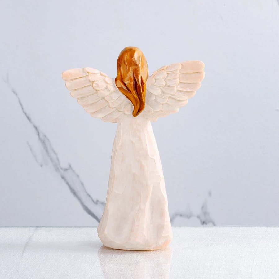 ❤️LAST DAY 49% OFF👼💐A retired woman's flower angel sculpture gift🎁💖