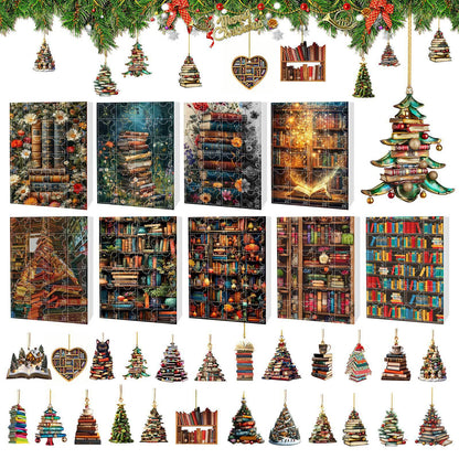 🔥LAST DAY 50% OFF - Christmas Acrylic Books Pendant Countdown Blind Box