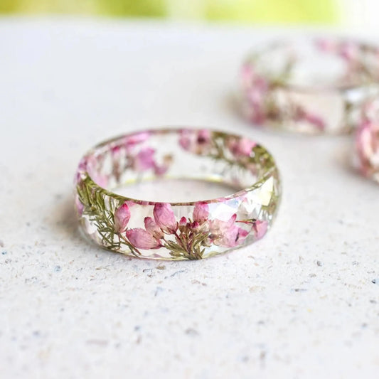 🌸2025 Spring New Sale - Handmade Floral Ring
