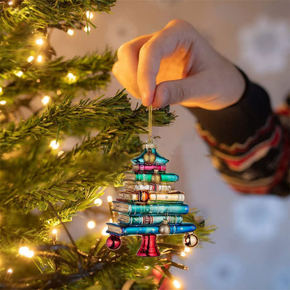 🔥LAST DAY 50% OFF - Christmas Acrylic Books Pendant Countdown Blind Box