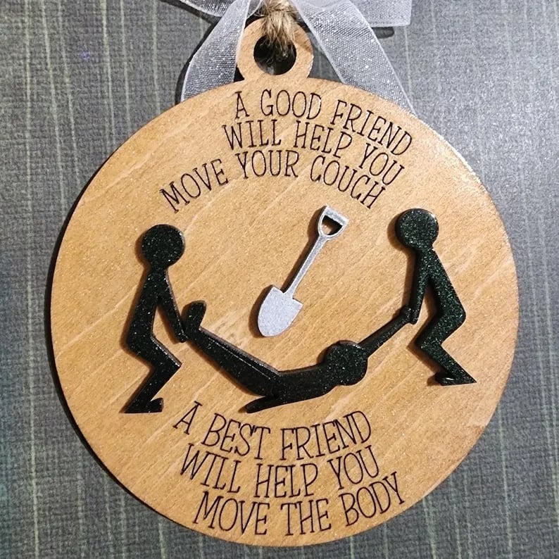 Redefine the true meaning of friendship -🎄Christmas Ornament🌟