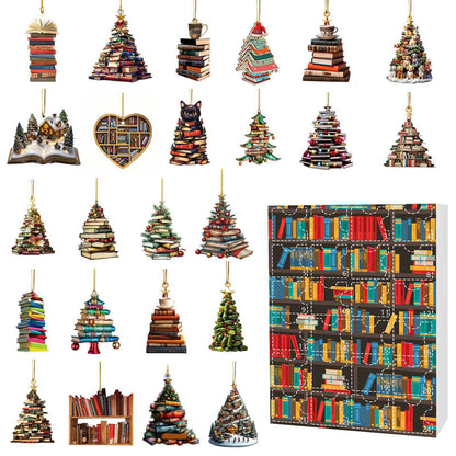🔥LAST DAY 50% OFF - Christmas Acrylic Books Pendant Countdown Blind Box