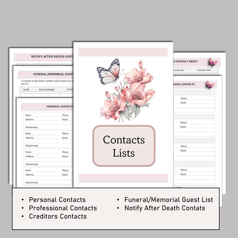 🔥LAST DAY 49% OFF - End of Life Planner