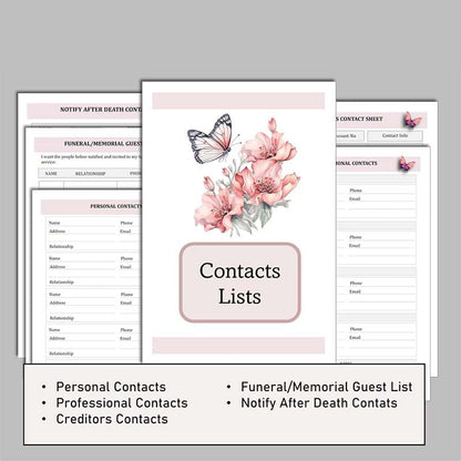 🔥LAST DAY 49% OFF - End of Life Planner