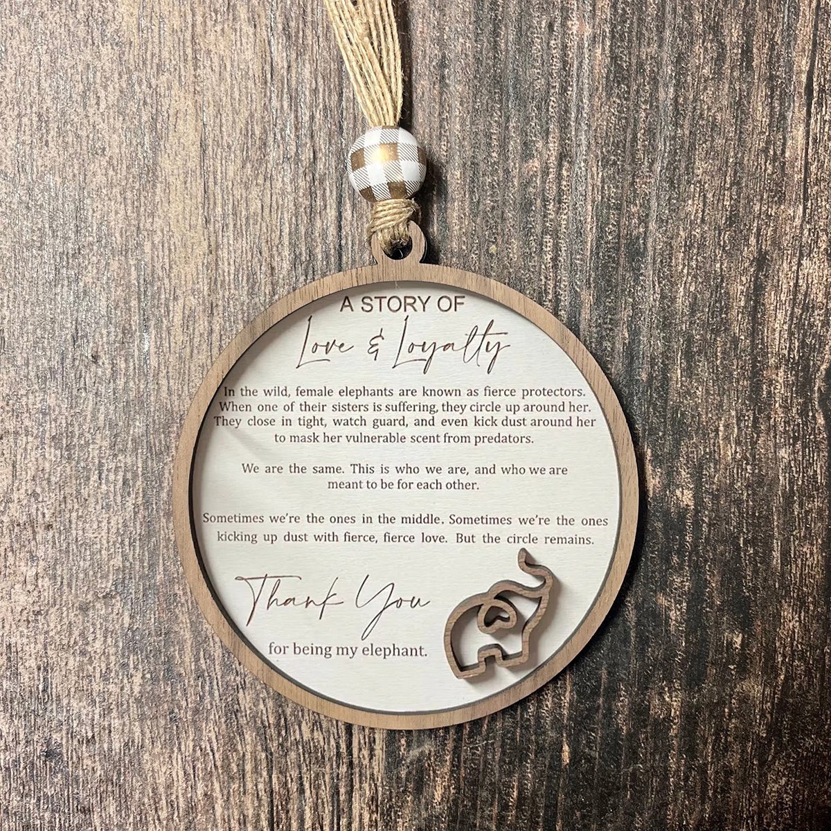 🔥LAST DAY 50% OFF - 🐘Friendship Elephant Ornament💖🎁