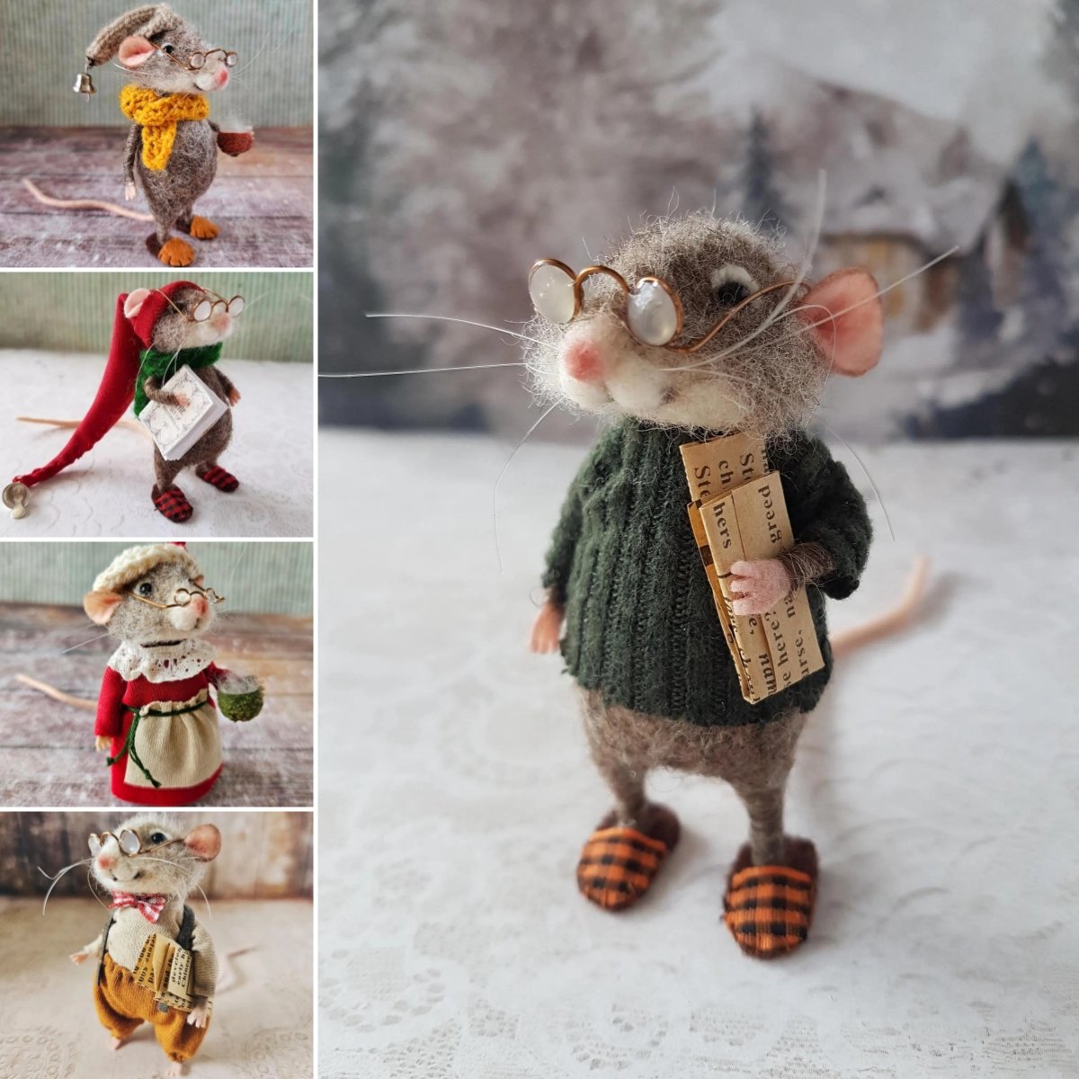 🔥LAST DAY 50% OFF - Cute Needle Felted Mouse