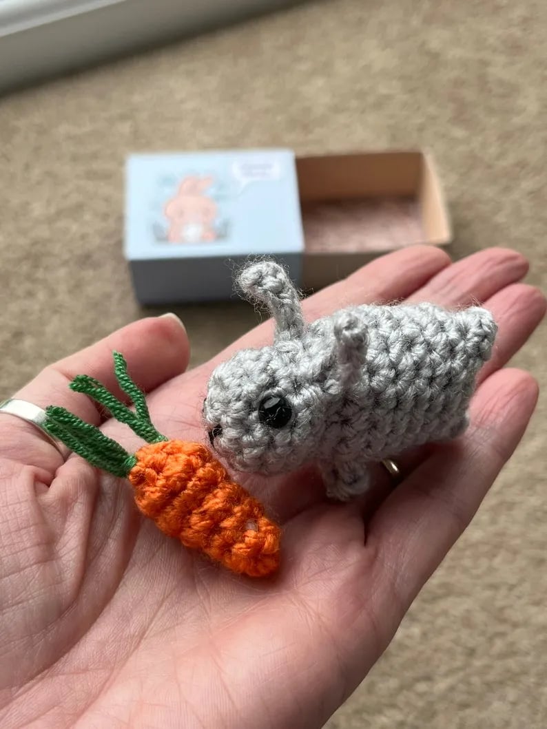 🎁No-sew Matchbox Crochet Pet Christmas Gift