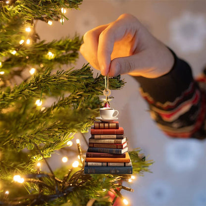 🔥LAST DAY 50% OFF - Christmas Acrylic Books Pendant Countdown Blind Box