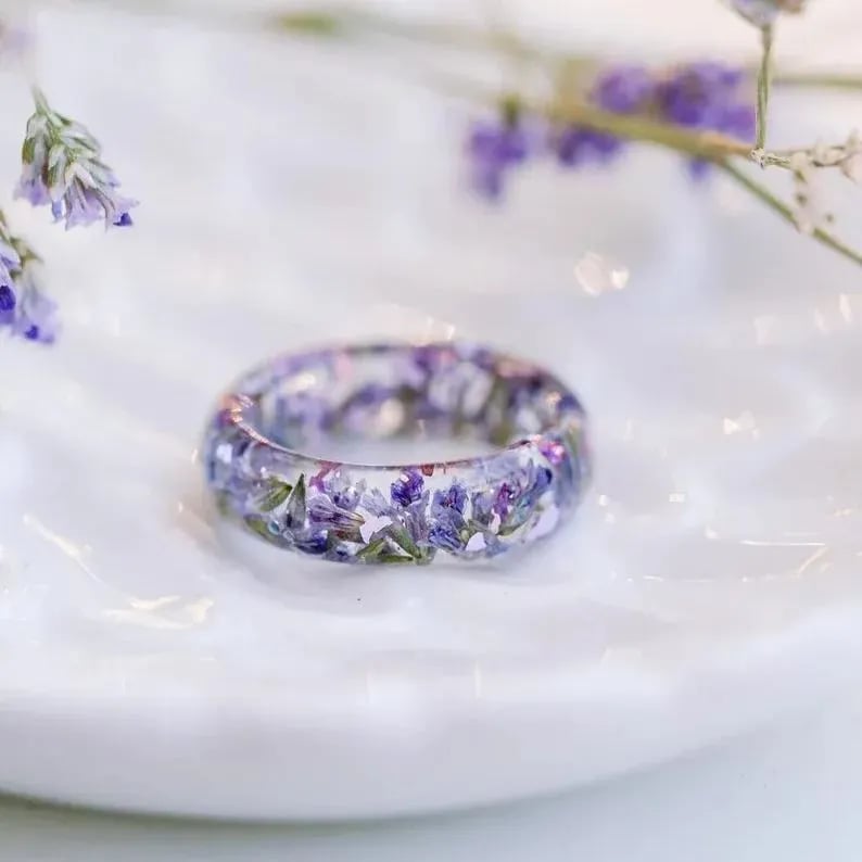 🌸2025 Spring New Sale - Handmade Floral Ring