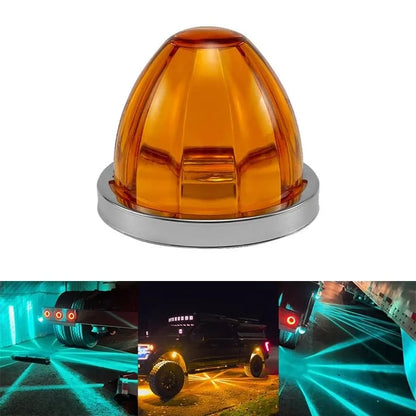 🚛LED Watermelon Light Indicator Side Marker Signal Light Suitable For All Trucks, Trailers, Construction Vehicles, Pickup Trucks, Off-Road Vehicles, Etc.
