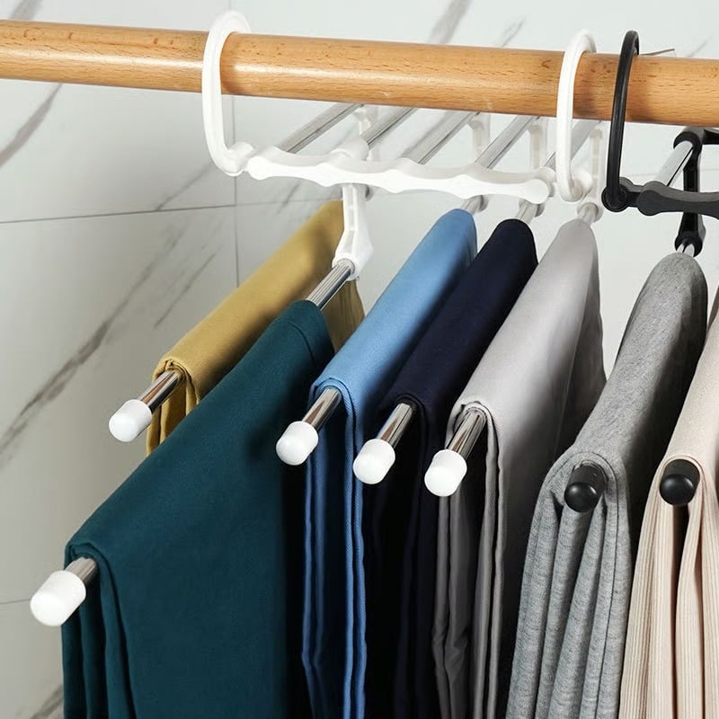 🔥HOT SALE🔥Space-saving multiple trouser hanger clothes hanger
