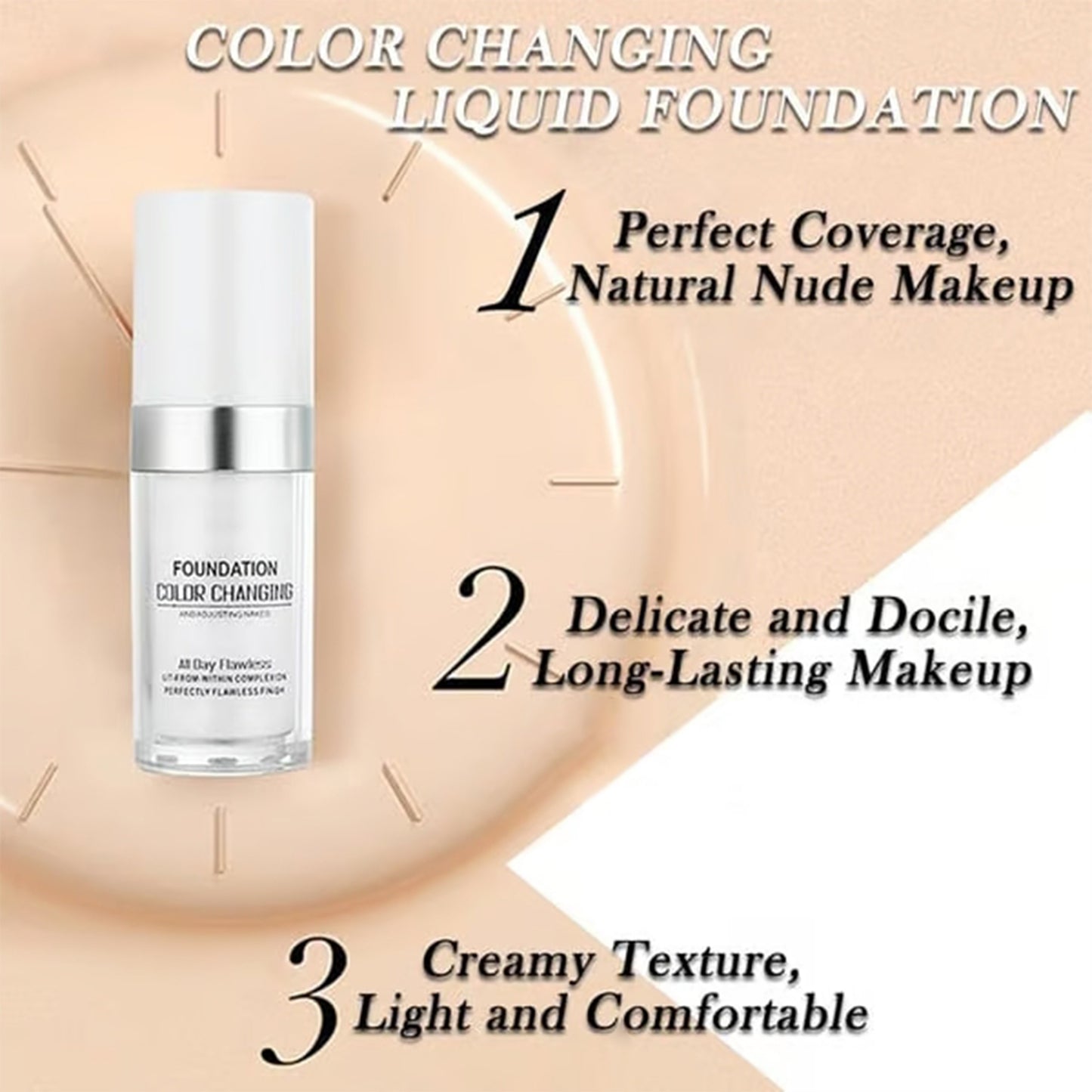 🎁LAST DAY BUY 1 GET 1 FREE🔥2025 Colour Changing Mature Skin Foundation